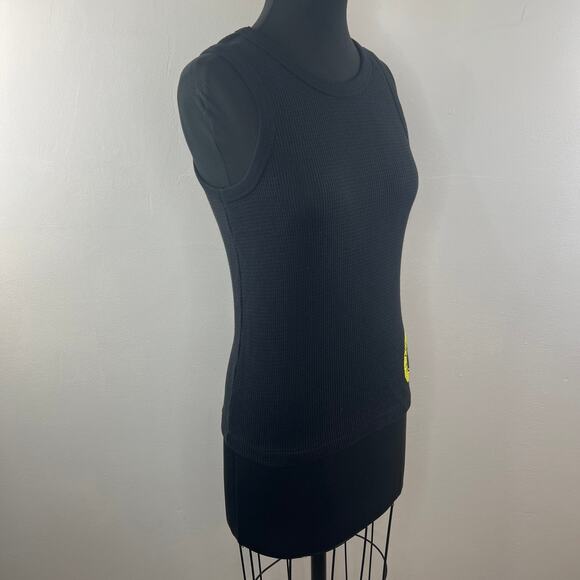 Eight Ball Clothing Black Tank Top Knit Rib Stretch Crew Neck Pullover Classic S - Picture 4 of 8